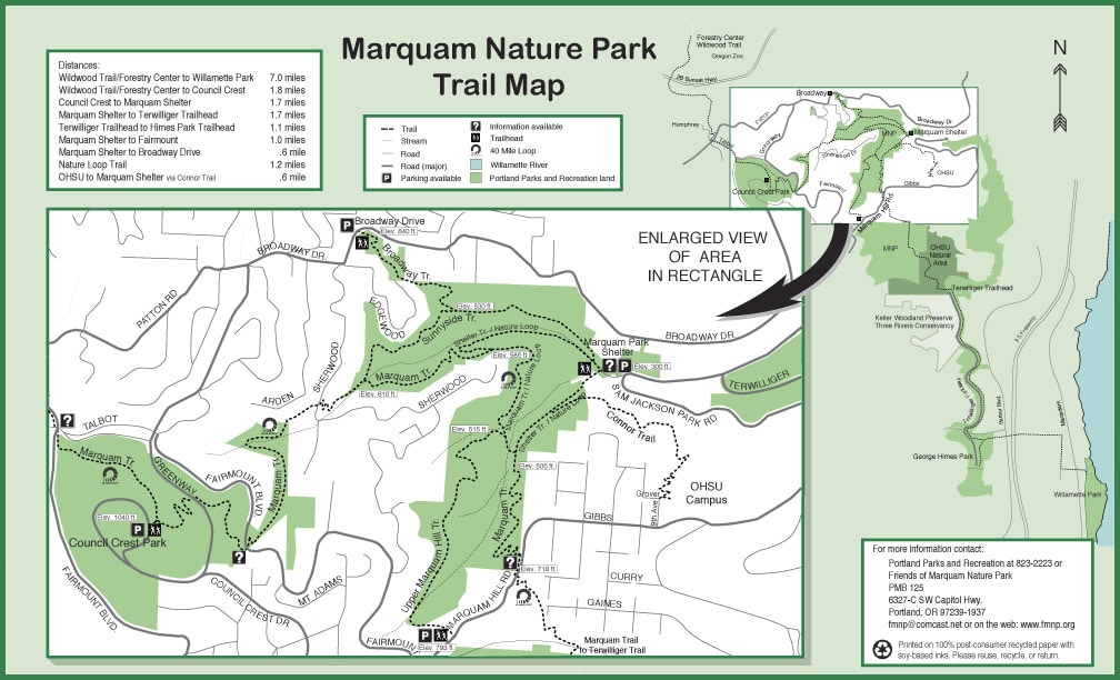 portland neighborhood guide, Marquam Nature Park