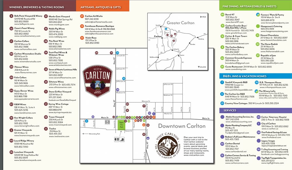 carlton walking map