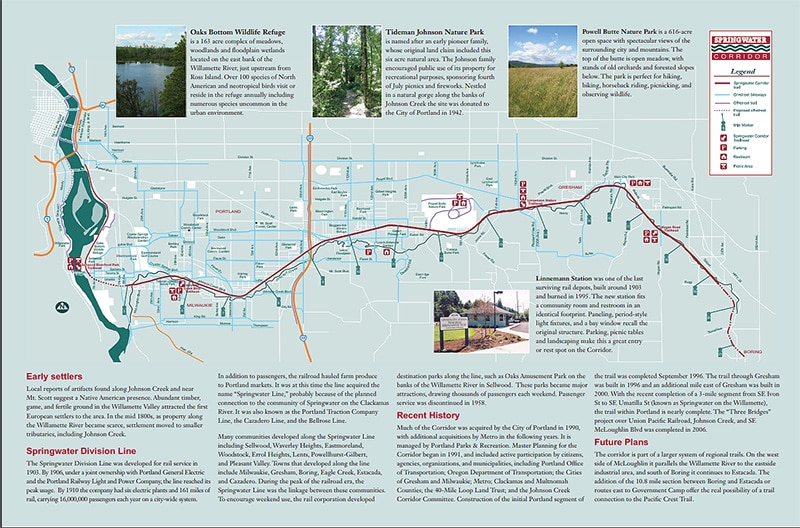springwater trail map