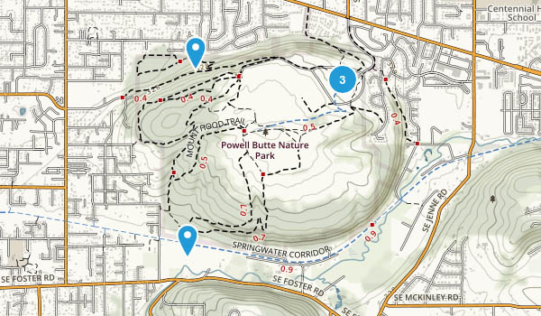 trails on powell butte