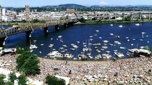 Blues Festival in downtown Portland